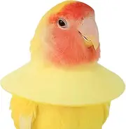 Bird Cone Collar for Plucking – Soft Anti-Bite Protective Collar Breathable, Lightweight Comfortable Small Birds | Gentle Elizabethan Collar Cockatiels, Budgerigars, Quaker Parrots, Recovery Support