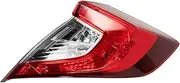 Right/Left Rear Tail Light Outer Tail Lamps，Compatible for Civic Sedan 2016-2020 4 Door(Right)