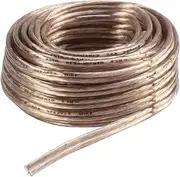 Scosche SW1820MX 18 Gauge CCA Car Stereo Speaker Wire, 18 AWG Audio Cable for Automotive Sound System, Home Theater Speakers - Copper Clad Aluminum 20 Foot Spool