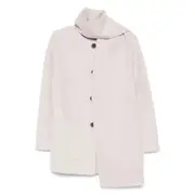 [The Dynamis Studio] The Dynamis Studio Patch-pockets Buttoned Single-breasted Coat 40 IT NEUTRALS