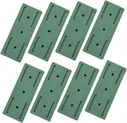 NULYLU 8pcs Power Strip Holder Power Supply Prosperous Outlet Holder Sticks Adhesive Socket Fixator Wall Socket Fixer Glass Retainer Strip Abs