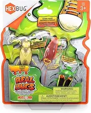HEXBUG Real Bugs Nanos 3 Pack, Fake Insect Toy Figures, Vibration Powered Critters, Toys for Boys and Girls, 3 Years Old and Up