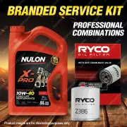Ryco Oil Filter Nulon 5L XPR10W40 Engine Oil Kit for Holden Apollo Nova