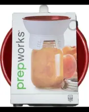 Progressive Canning Funnel w/ Measurements PrepWorks Wide & Reg Mouth Jars NIP