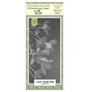 Lisa Horton Crafts Embossing Folder-Crocus Field 5A002G34-1GHHR