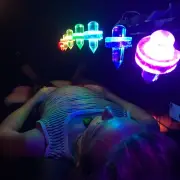 PEMF light system,Scalar PEMF with Orgonite, Tensor, 24 sided crystals