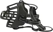 ERINGOGO Pet Mask Dog Muzzle for Outdoor Activities Comfortable Fit Anti-bite Adjustable Size Easy to Use