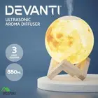Devanti Aromatherapy Diffuser Essential Oil Aroma Air Humidifier LED Moon Lamp