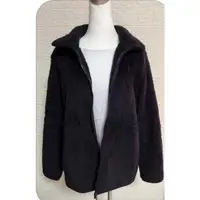 在飛比找蝦皮購物優惠-真品Uniqlo黑色羔羊毛保暖外套XL