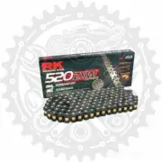 New RK XW-Ring Chain Black 520 ZXW 108 For MV Agusta F4 750 Senna