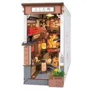 Rolife Wooden Model - DIY Miniature House Book Nook Sakura Wine Alley