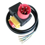 HCK10T Electromagnetic Emergency Stop Pushbutton Switches 5P Industrial Socket