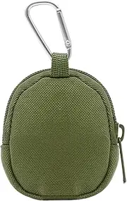 [Generic] Wallet, Keychain Bag - Outdoor Bag Purse, Coin Organiser, Key Ring, Wallet, Card Holder, Headphone Pack, Key Headphone Storage Bag for Men and Women, Green, Siehe Beschreibung, See description