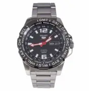Seiko 5 Sports SRP685K1 GMT Automatic Watch World Time Steinless Steel New