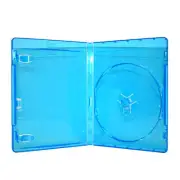 NEW 100 Blue Blu-Ray Disc Single DVD CD Case Movie Box