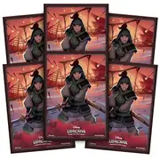 Lorcana TCG Rise of the Floodborn Sleeves - Mulan