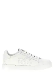 [Dolce & Gabbana] Dolce & Gabbana-Portofino Sneakers Bianco-Donna 37IT