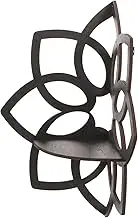 DimyFew Flower Shape Corner Shelf Wood Floating Shelves for Office Kitchen Bedrooms