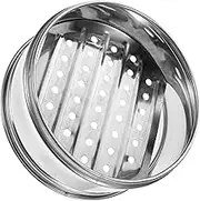 IWOWHERO Stainless Steel Steamer Tray Thickened Cooking Rack for Dumplings Vegetables Dim Sum Commercial Restaurant Food Service Multifunctional Steaming Basket