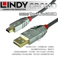 在飛比找momo購物網優惠-【LINDY 林帝】CROMO 鉻系列 USB2.0 Typ