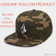 VOLCOM CAP FULL STONE CAMO CAMOUFLAGE XFIT 2 FLEXFIT FLEX FIT CAP HAT BRAND NEW