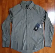Rusty Cornerstone L/S Shirt Size M Indi Slim Fit