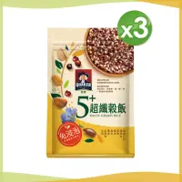 在飛比找momo購物網優惠-【QUAKER 桂格】免浸泡5+超纖穀飯1kgx3