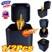 1/2Pcs Middle Finger in a Box Middle Finger Surprise Gift Box AU STOOD