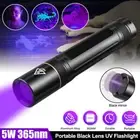 365nm Mini UV Light Ultraviolet LED Flashlight Blacklight Inspection Lamp Torch