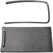 Car Cup Holder Strip Plating Trim Ring Armrest Storage Box Roller Blind Cover Electroplating Strip, for, for Buick, Lacrosse 2009-2013 Car Armrest Cup Holder Cover(Model C)