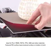 Textured PEI Sheet Flexible Spring Steel Build Plate Magnetic For CR10 3D