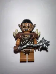 LEGO LOTR Gundabad Orc Hair & Shoulder Spikes LOR077 Minifigure From Set 79011