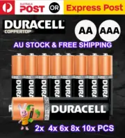 Geniune Duracell AA AAA Battery Coppertop Alkaline Batteries AU Stock 2 4 6 8PCS