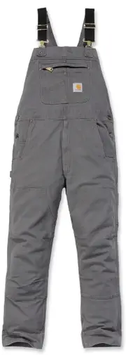 Carhartt Rugged Flex Rigby Bib Overall, grey, Size 50 for Men