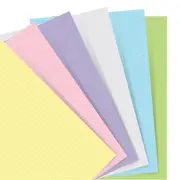 Pocket Notebook Refill Pastel Dotted, 60 Pack