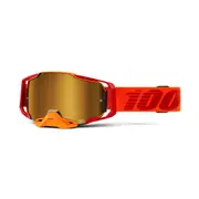 100% Armega Goggles Litkit - True Gold Mirror Lens