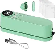 Portable Vacuum Sealer Machine | Handheld Saver Food Storage Sealer | Strong Suction Compact Sealing Tool for Meat Grain Snacks Vegetables and Powder Preservation