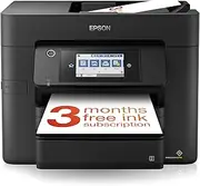 [Epson] Workforce WF-4830 All-in-One Wireless Colour Printer with Scanner, Copier, Fax, Ethernet, Wi-Fi Direct and ADF, Black