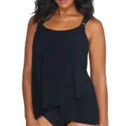 Miraclesuit NWT Solid Razzle Dazzle Underwire Tankini Top Women's size 8