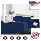 Luxury 100% Cotton 500 Thread Count Split King Bed Set - 5 PC Cooling Sheets