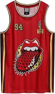 [Amplified] Mens Voodoo Lounge The Rolling Stones Basketball Jersey