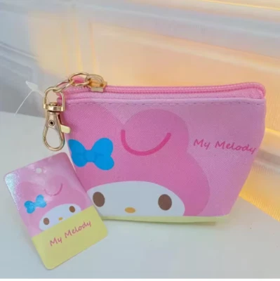 Coin Purse Anime Cartoon Wallets Cute Kawaii Portable Mini Storage Bag Fashion C