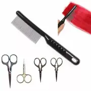 1PC Fly Fishing Tying Scissors Stainless Steel Fly Tying Comb For Fur Hair Fiber