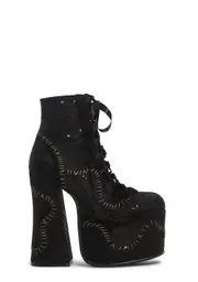 [Trickz N' Treatz] Lover’s Duet Platform Boots - Black