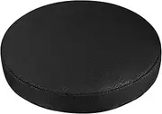 3pcs Elegant Round Stool Cover Elastic Seat Pad Cotton-Polyester Blend Sturdy for Bar Office (35cm)