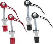 WOONEKY 4pcs Quick Release Seatpost for Mountain Bikes Aluminum Alloy Bolt Clamp Stylish Seatpost Locking Clamp