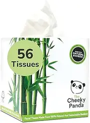 The Cheeky Panda Facial Cube Box Tissue, 56 Sheets