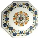 18" Marble Side End Round Table Top Inlay Art For Home Decor & Garden