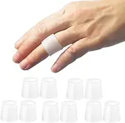 10 Pack Pinky Toe Sleeves Protectors, Silicone Toe Protector, Protect from Rubbing, Ingrown Toenails, Corns, Blisters, Hammer and Other Painful Problems