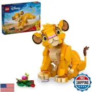 LEGO Disney Simba The Lion King Cub Buildable Disney Toy for Kids, Disney Col